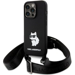 Hurtownia GSM - Case Karl Lagerfeld KLHCP15XSCBSCNK Apple iPhone 15 Pro Max Hardcase Crossbody Silikon Choupette schwarz/black - KLD1740 - {ean13} - Hurt