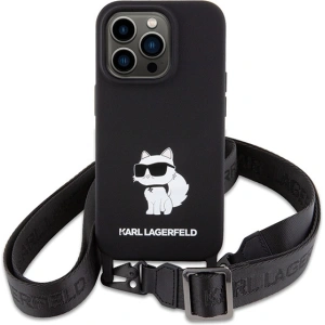 Hurtownia GSM - Etui Karl Lagerfeld KLHCP15XSCBSCNK Apple iPhone 15 Pro Max hardcase Crossbody Silicone Choupette negru/black - KLD1740 - {ean13} - Hurt
