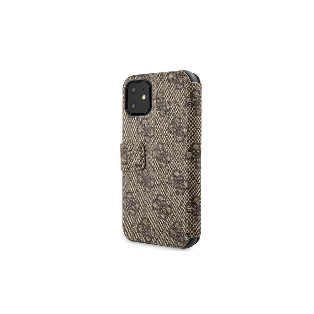 Hurtownia GSM - Etui Guess GUFLBKSN614GB Apple iPhone 11 hnědé/kávové knižní 4G - GUE037BR - {ean13} - Hurt