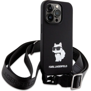 Hurtownia GSM - Etui Karl Lagerfeld KLHCP15XSCBSCNK Apple iPhone 15 Pro Max hardcase Crossbody Silicone Choupette negru/black - KLD1740 - {ean13} - Hurt