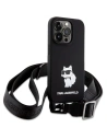 Hurtownia GSM - Etui Karl Lagerfeld KLHCP15XSCBSCNK Apple iPhone 15 Pro Max hardcase Crossbody Silicone Choupette černý/black - KLD1740 - {ean13} - Hurt