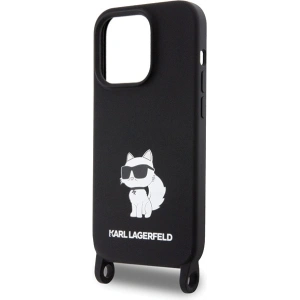 Hurtownia GSM - Etui Karl Lagerfeld KLHCP15XSCBSCNK Apple iPhone 15 Pro Max hardcase Crossbody Silicone Choupette černý/black - KLD1740 - {ean13} - Hurt