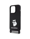 Hurtownia GSM - Etui Karl Lagerfeld KLHCP15XSCBSCNK Apple iPhone 15 Pro Max hardcase Crossbody Silicone Choupette černý/black - KLD1740 - {ean13} - Hurt