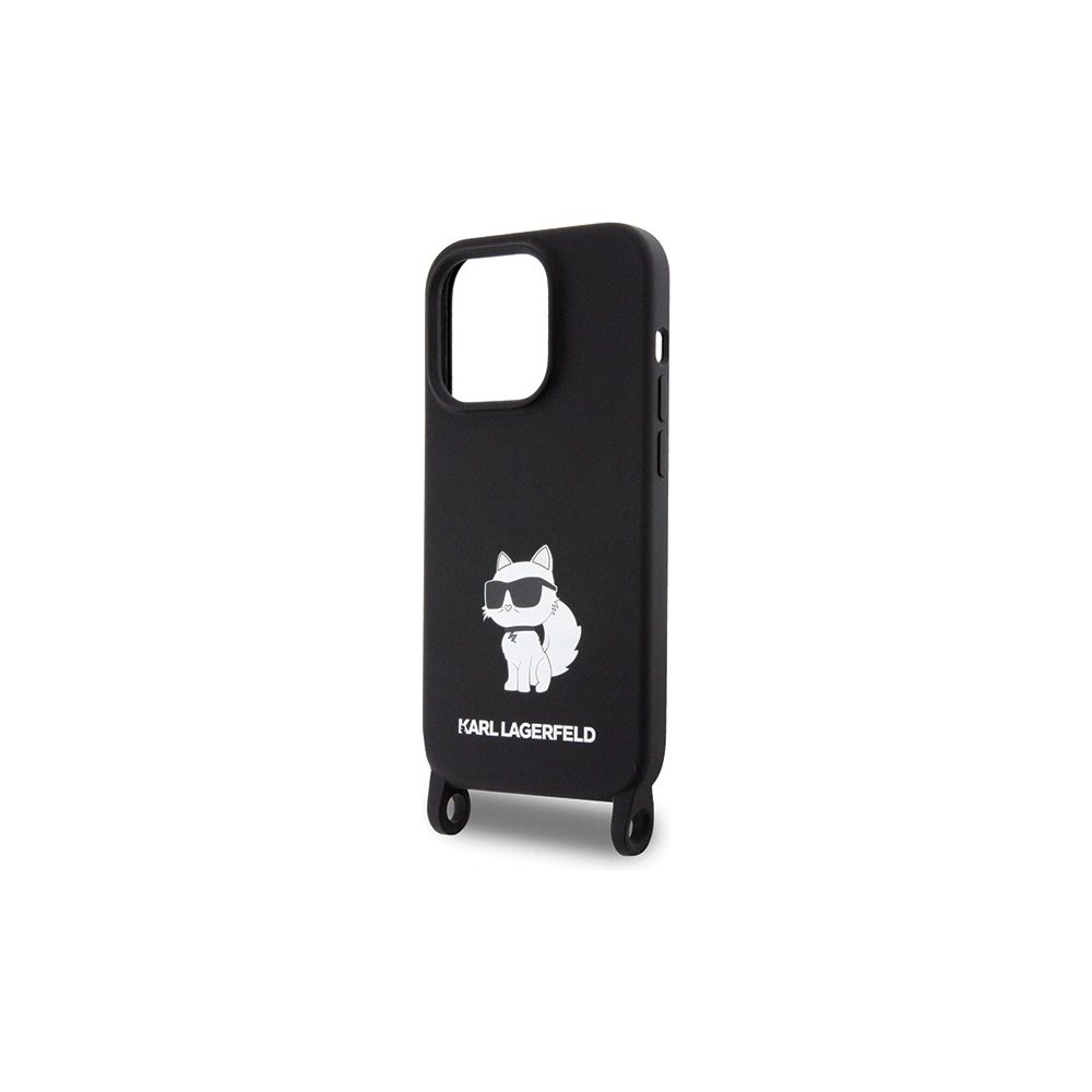 Hurtownia GSM - Case Karl Lagerfeld KLHCP15XSCBSCNK Apple iPhone 15 Pro Max Hardcase Crossbody Silikon Choupette schwarz/black - KLD1740 - {ean13} - Hurt