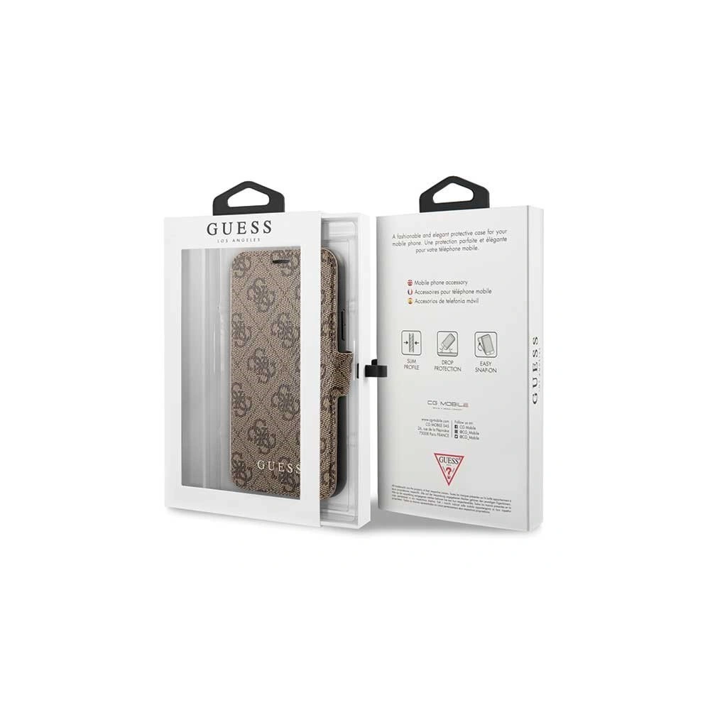 Hurtownia GSM - Etui Guess GUFLBKSN614GB Apple iPhone 11 hnědé/kávové knižní 4G - GUE037BR - {ean13} - Hurt