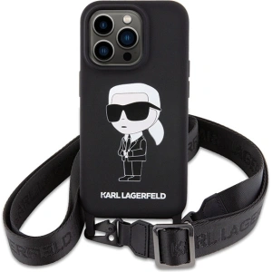 Hurtownia GSM - Case Karl Lagerfeld KLHCP15XSCBSKNK Apple iPhone 15 Pro Max Hardcase Crossbody Silikon Ikonik schwarz/black - KLD1741 - {ean13} - Hurt