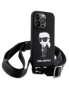 Hurtownia GSM - Case Karl Lagerfeld KLHCP15XSCBSKNK Apple iPhone 15 Pro Max Hardcase Crossbody Silikon Ikonik schwarz/black - KLD1741 - {ean13} - Hurt