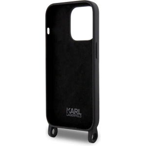Hurtownia GSM - Case Karl Lagerfeld KLHCP15XSCBSKNK Apple iPhone 15 Pro Max Hardcase Crossbody Silikon Ikonik schwarz/black - KLD1741 - {ean13} - Hurt