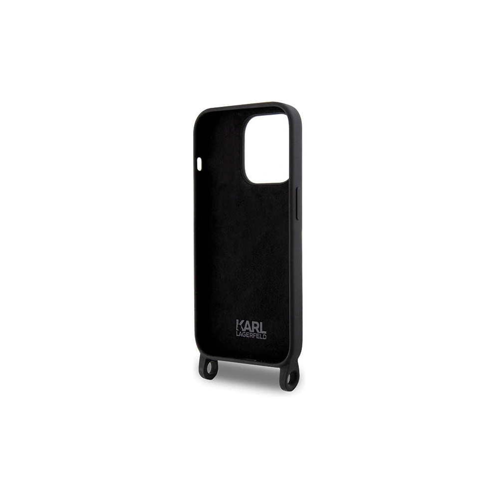 Hurtownia GSM - Case Karl Lagerfeld KLHCP15XSCBSKNK Apple iPhone 15 Pro Max Hardcase Crossbody Silikon Ikonik schwarz/black - KLD1741 - {ean13} - Hurt