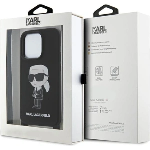 Hurtownia GSM - Case Karl Lagerfeld KLHCP15XSCBSKNK Apple iPhone 15 Pro Max Hardcase Crossbody Silikon Ikonik schwarz/black - KLD1741 - {ean13} - Hurt