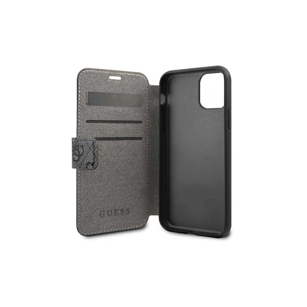 Hurtownia GSM - Etui Guess GUFLBKSN614GG Apple iPhone 11 šedý/grey book 4G - GUE038GRY - {ean13} - Hurt