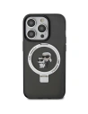 Hurtownia GSM - Etui Karl Lagerfeld KLHMP15LHMRSKCK Apple iPhone 15 Pro hardcase Ring Stand Karl&Choupettte MagSafe czarny/black - KLD1742 - {ean13} - Hurt