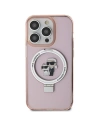 Hurtownia GSM - Case Karl Lagerfeld KLHMP15LHMRSKCP Apple iPhone 15 Pro Hardcase Ring Stand Karl&Choupettte MagSafe rosa/pink - KLD1743 - {ean13} - Hurt