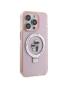 Hurtownia GSM - Case Karl Lagerfeld KLHMP15LHMRSKCP Apple iPhone 15 Pro Hardcase Ring Stand Karl&Choupettte MagSafe rosa/pink - KLD1743 - {ean13} - Hurt