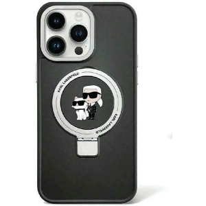 Hurtownia GSM - Etui Karl Lagerfeld KLHMP15MHMRSKCK Apple iPhone 15 Plus / 14 Plus hardcase Ring Stand Karl&Choupettte MagSafe negru/black - KLD1744 - {ean13} - Hurt