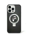 Case Karl Lagerfeld KLHMP15MHMRSKCK Apple iPhone 15 Plus / 14 Plus Hardcase Ring Stand Karl&Choupettte MagSafe schwarz/black