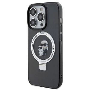 Hurtownia GSM - Etui Karl Lagerfeld KLHMP15XHMRSKCK Apple iPhone 15 Pro Max hardcase Ring Stand Karl&Choupettte MagSafe czarny/black - KLD1748 - {ean13} - Hurt