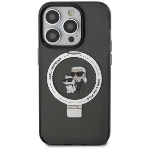 Hurtownia GSM - Etui Karl Lagerfeld KLHMP15XHMRSKCK Apple iPhone 15 Pro Max hardcase Ring Stand Karl&Choupettte MagSafe černý/black - KLD1748 - {ean13} - Hurt
