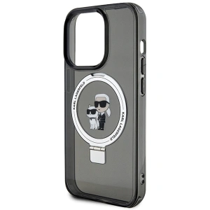 Hurtownia GSM - Etui Karl Lagerfeld KLHMP15XHMRSKCK Apple iPhone 15 Pro Max hardcase Ring Stand Karl&Choupettte MagSafe černý/black - KLD1748 - {ean13} - Hurt