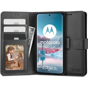 Hurtownia GSM - Etui Tech-protect Wallet Motorola Edge 40 Neo Negru - THP2370 - {ean13} - Hurt