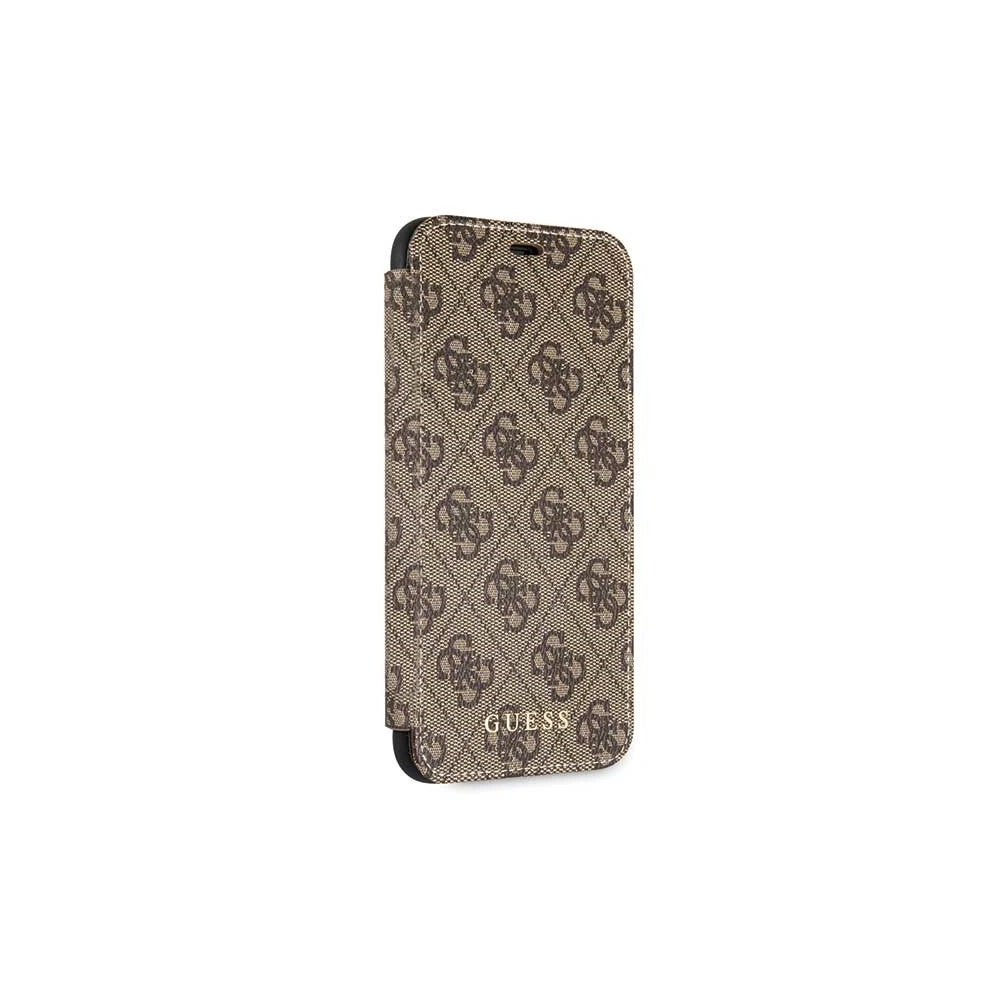 Etui Guess GUFLBKSN654GB Apple iPhone 11 Pro Max hnědá/brown book 4G