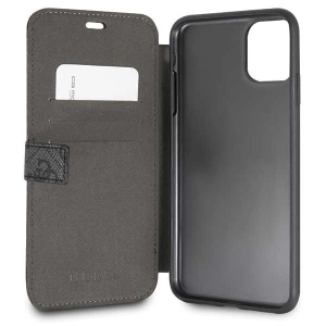 Etui Guess GUFLBKSN654GG Apple iPhone 11 Pro Max szary/grey book 4G