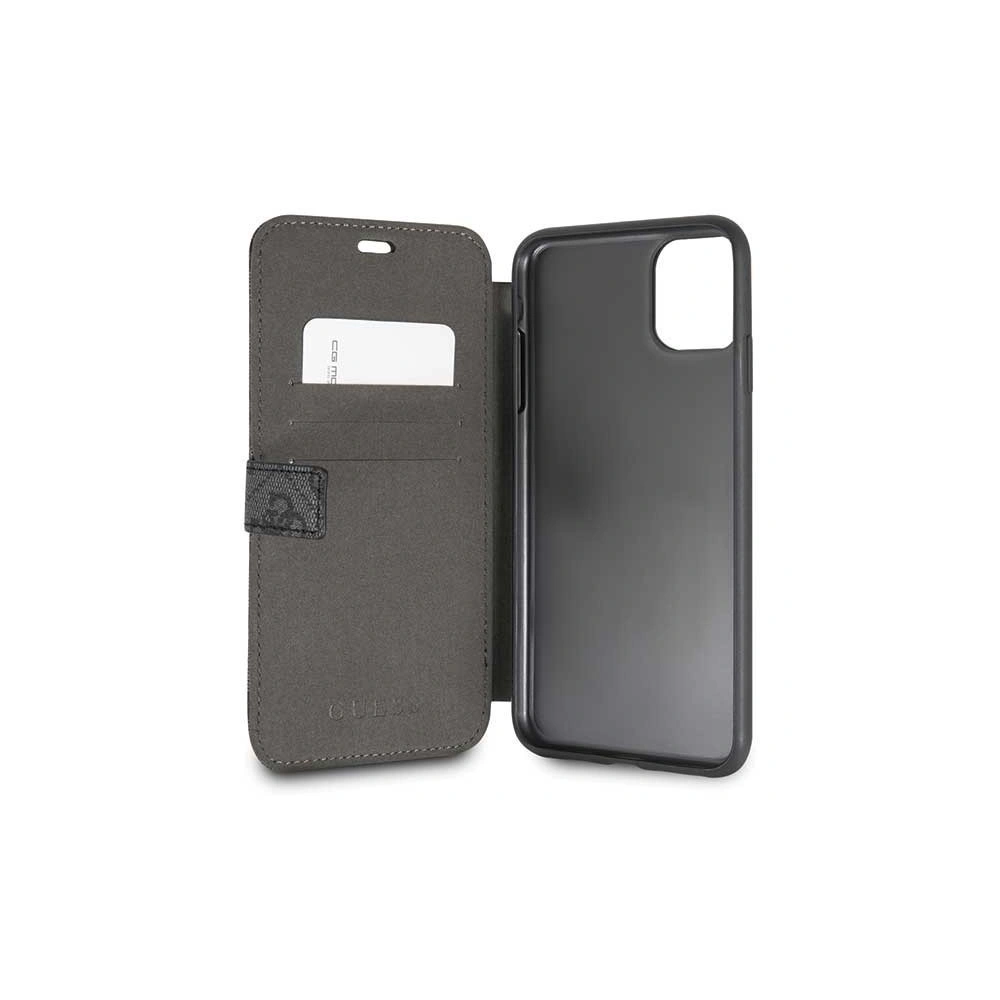 Hurtownia GSM - Case Guess GUFLBKSN654GG Apple iPhone 11 Pro Max grau/grey Buch 4G - GUE040GRY - {ean13} - Hurt
