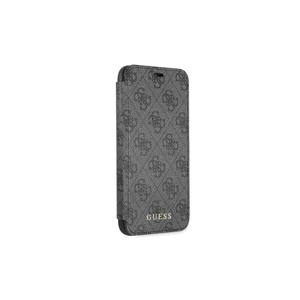 Etui Guess GUFLBKSN654GG Apple iPhone 11 Pro Max šedý/grey book 4G