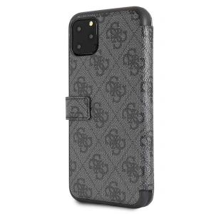 Etui Guess GUFLBKSN654GG Apple iPhone 11 Pro Max szary/grey book 4G