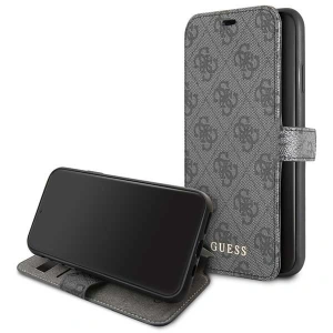 Etui Guess GUFLBKSN654GG Apple iPhone 11 Pro Max szary/grey book 4G