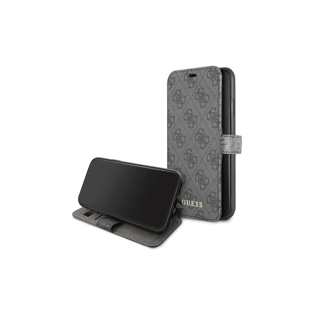 Hurtownia GSM - Case Guess GUFLBKSN654GG Apple iPhone 11 Pro Max grau/grey Buch 4G - GUE040GRY - {ean13} - Hurt