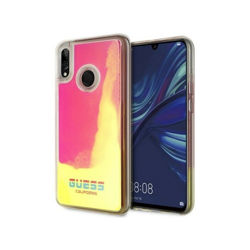 Guess Distributor - 3700740450482 - [KOSZ] - Guess GUHCHPS19GLCPI Huawei P Smart 2019 pink hard case California Glow in the dark - B2B homescreen