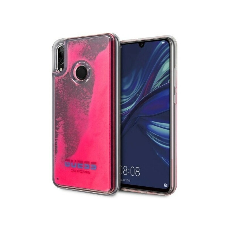 Guess Distributor - 3700740450529 - [KOSZ] - Guess GUHCHPS19GLTPI Huawei P Smart 2019 pink hard case California Glow in the dark - B2B homescreen