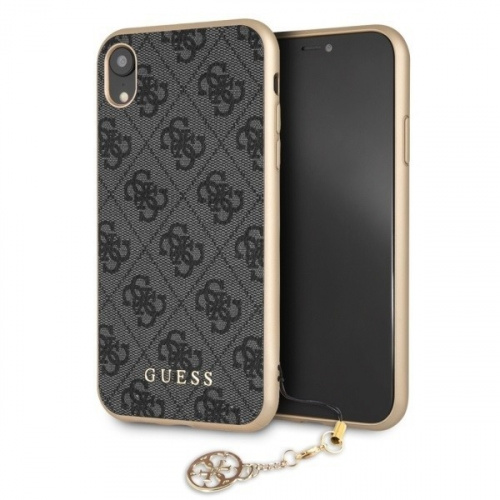 Hurtownia Guess - 3700740437247 - GUE045GRY - Etui Guess GUHCI61GF4GGR Apple iPhone XR grey/szary hard case 4G Charms Collection - B2B homescreen