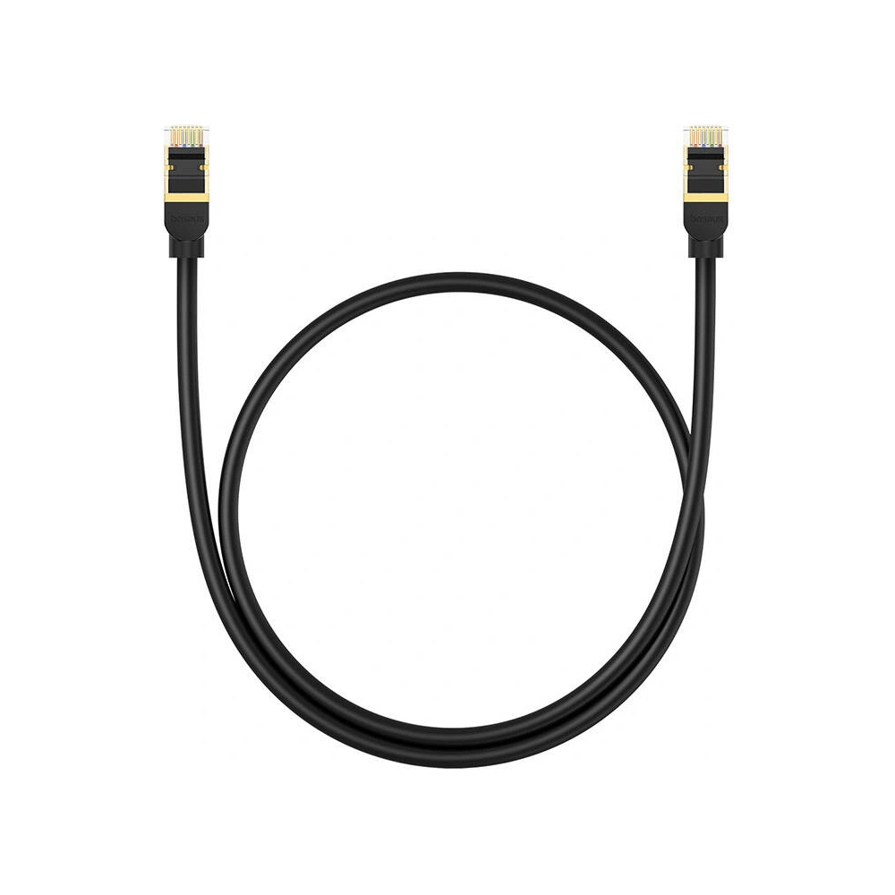 Hurtownia GSM - Hálózati kábel Baseus kat. 8 Ethernet RJ45, 40Gbps, 0,5m (fekete) - BSU4676 - {ean13} - Hurt