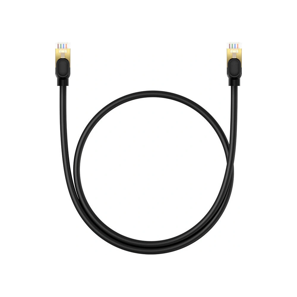 Hurtownia GSM - Hálózati kábel Baseus kat. 8 Ethernet RJ45, 40Gbps, 0,5m (fekete) - BSU4676 - {ean13} - Hurt