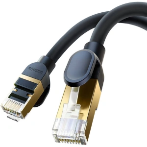 Hurtownia GSM - Hálózati kábel Baseus kat. 8 Ethernet RJ45, 40Gbps, 0,5m (fekete) - BSU4676 - {ean13} - Hurt