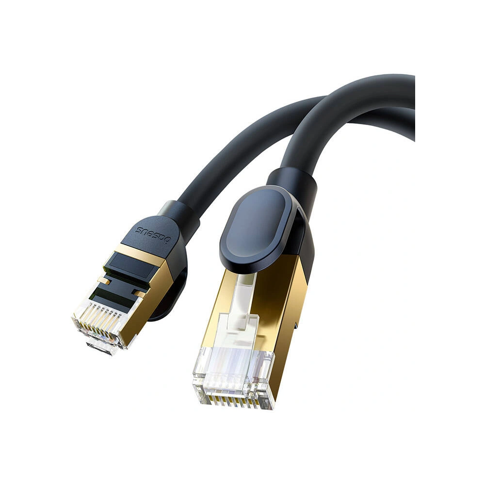 Hurtownia GSM - Cablul de rețea Baseus cat. 8 Ethernet RJ45, 40Gbps, 0,5m (negru) - BSU4676 - {ean13} - Hurt