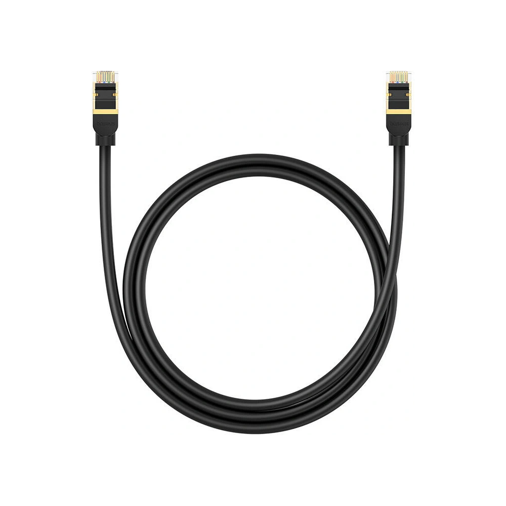 Hurtownia GSM - Cablul de rețea Baseus cat. 8 Ethernet RJ45, 40Gbps, 1m (negru) - BSU4677 - {ean13} - Hurt