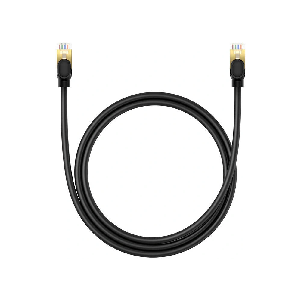 Hurtownia GSM - Cablul de rețea Baseus cat. 8 Ethernet RJ45, 40Gbps, 1m (negru) - BSU4677 - {ean13} - Hurt