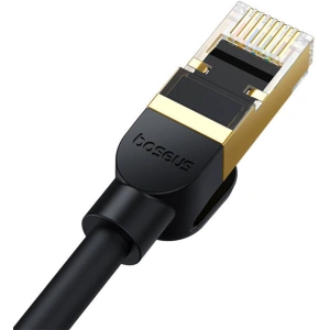 Hurtownia GSM - Hálózati kábel Baseus kat. 8 Ethernet RJ45, 40Gbps, 1m (fekete) - BSU4677 - {ean13} - Hurt