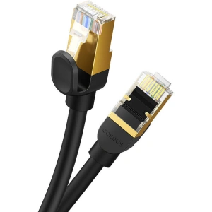 Hurtownia GSM - Hálózati kábel Baseus kat. 8 Ethernet RJ45, 40Gbps, 1m (fekete) - BSU4677 - {ean13} - Hurt