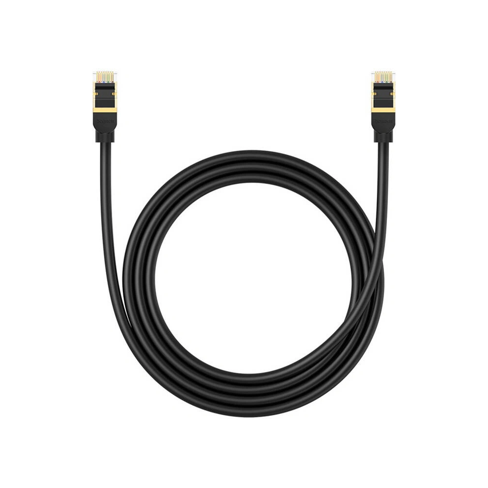 Hurtownia GSM - Hálózati kábel Baseus kat. 8 Ethernet RJ45, 40Gbps, 1,5m (fekete) - BSU4678 - {ean13} - Hurt