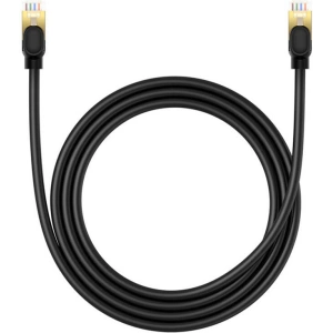 Hurtownia GSM - Hálózati kábel Baseus kat. 8 Ethernet RJ45, 40Gbps, 1,5m (fekete) - BSU4678 - {ean13} - Hurt