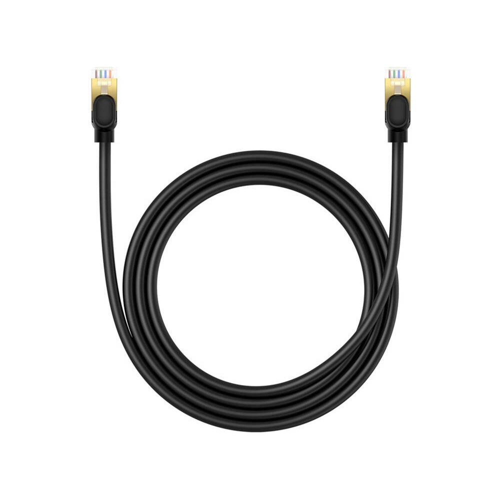 Hurtownia GSM - Hálózati kábel Baseus kat. 8 Ethernet RJ45, 40Gbps, 1,5m (fekete) - BSU4678 - {ean13} - Hurt