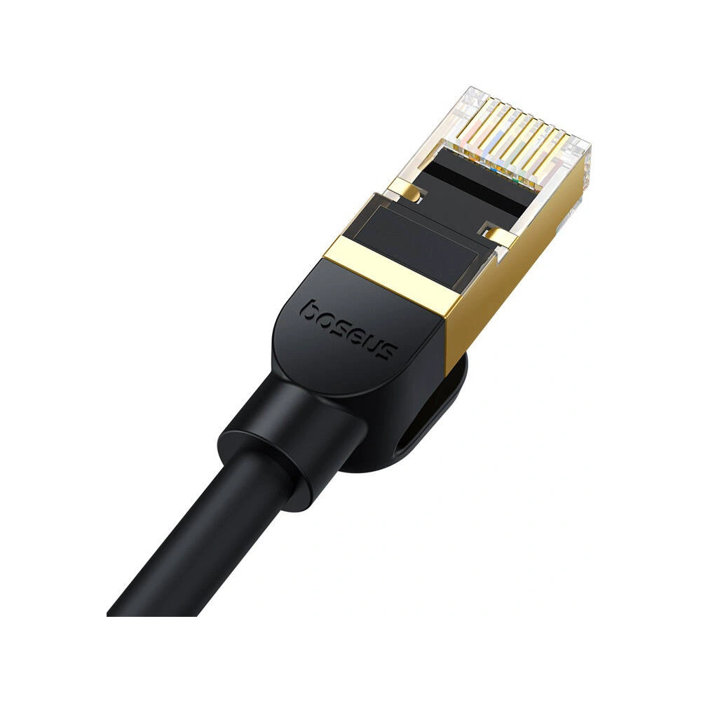Hurtownia GSM - Hálózati kábel Baseus kat. 8 Ethernet RJ45, 40Gbps, 1,5m (fekete) - BSU4678 - {ean13} - Hurt