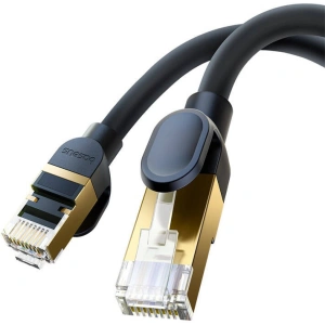 Hurtownia GSM - Hálózati kábel Baseus kat. 8 Ethernet RJ45, 40Gbps, 1,5m (fekete) - BSU4678 - {ean13} - Hurt