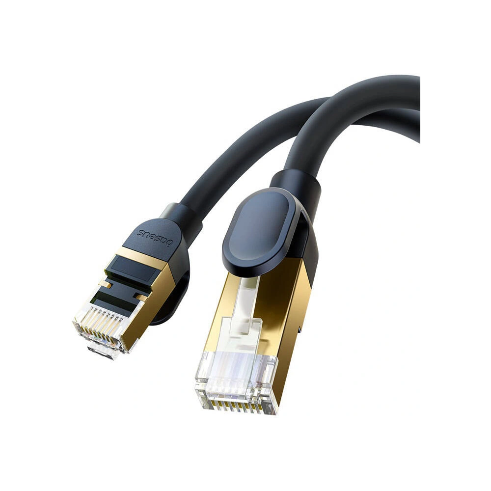 Hurtownia GSM - Hálózati kábel Baseus kat. 8 Ethernet RJ45, 40Gbps, 1,5m (fekete) - BSU4678 - {ean13} - Hurt