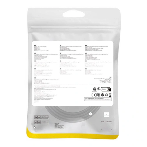 Kabel sieciowy Baseus kat. 8 Ethernet RJ45, 40Gbps, 1,5m (czarny)