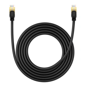 Hurtownia GSM - Hálózati kábel Baseus kat. 8 Ethernet RJ45, 40Gbps, 3m (fekete) - BSU4680 - {ean13} - Hurt